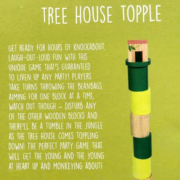 NIB Professor Puzzle Tree House Topple Wooden Blocks Game Ages 6+ - Picture 4 of 6